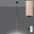 Brilagi - LED luster na sajli DRIFA 1xG9/4W/230V drvo