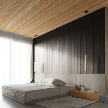 Brilagi - LED luster na sajli DRIFA 1xG9/4W/230V drvo