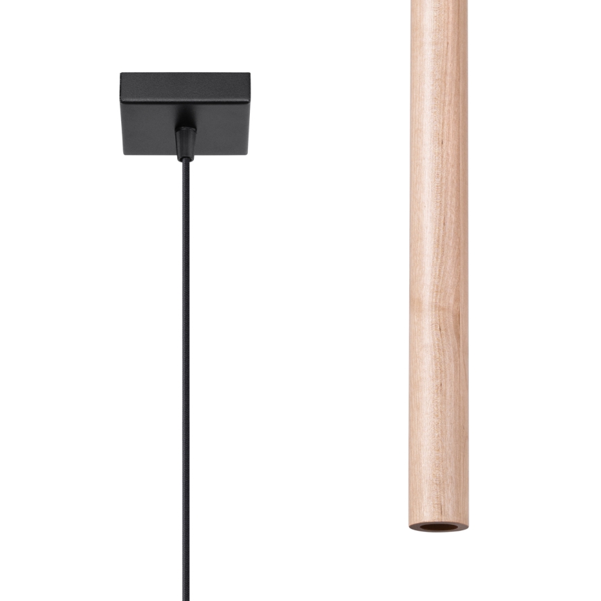 Brilagi - LED luster na sajli DRIFA 1xG9/4W/230V drvo