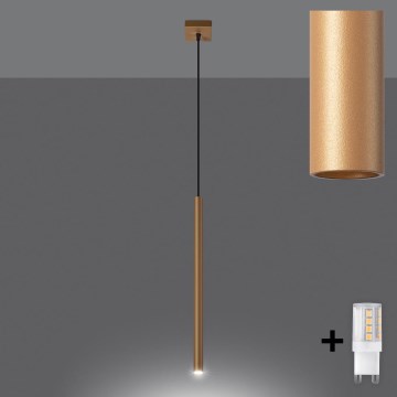Brilagi - LED luster na sajli DRIFA 1xG9/4W/230V zlatna