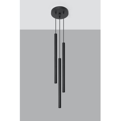 Brilagi -  LED luster na sajli DRIFA 3xG9/4W/230V crno