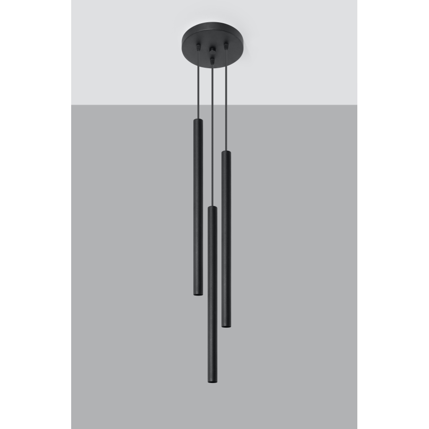 Brilagi -  LED luster na sajli DRIFA 3xG9/4W/230V crno