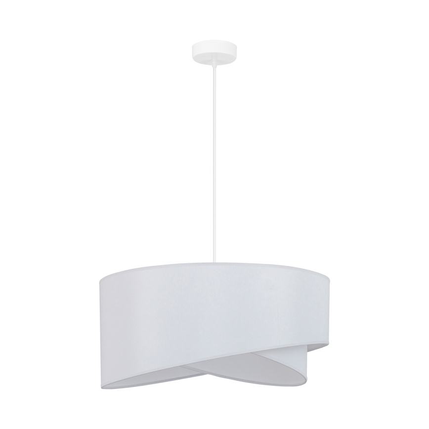 Brilagi - LED luster na sajli LYRA 1xE27/15W/230V bela