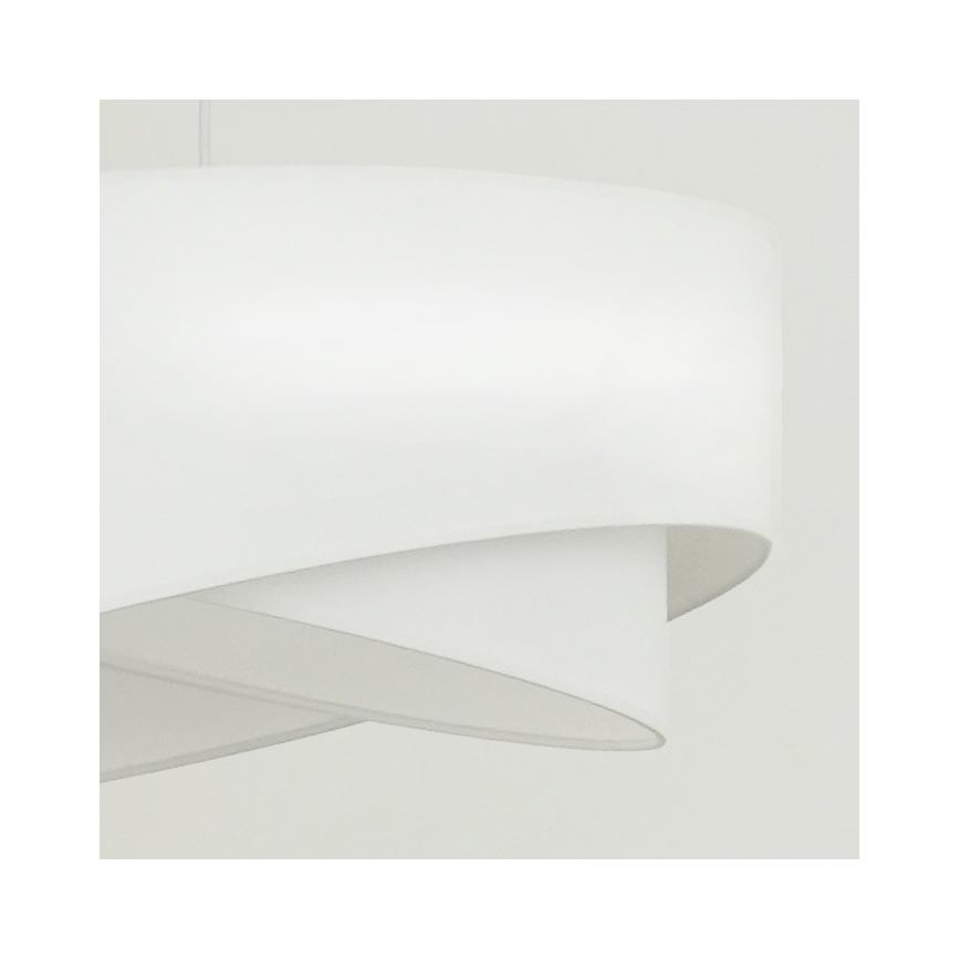 Brilagi - LED luster na sajli LYRA 1xE27/15W/230V bela