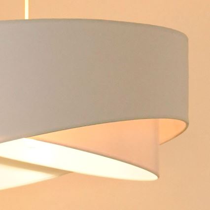 Brilagi - LED luster na sajli LYRA 1xE27/15W/230V bela