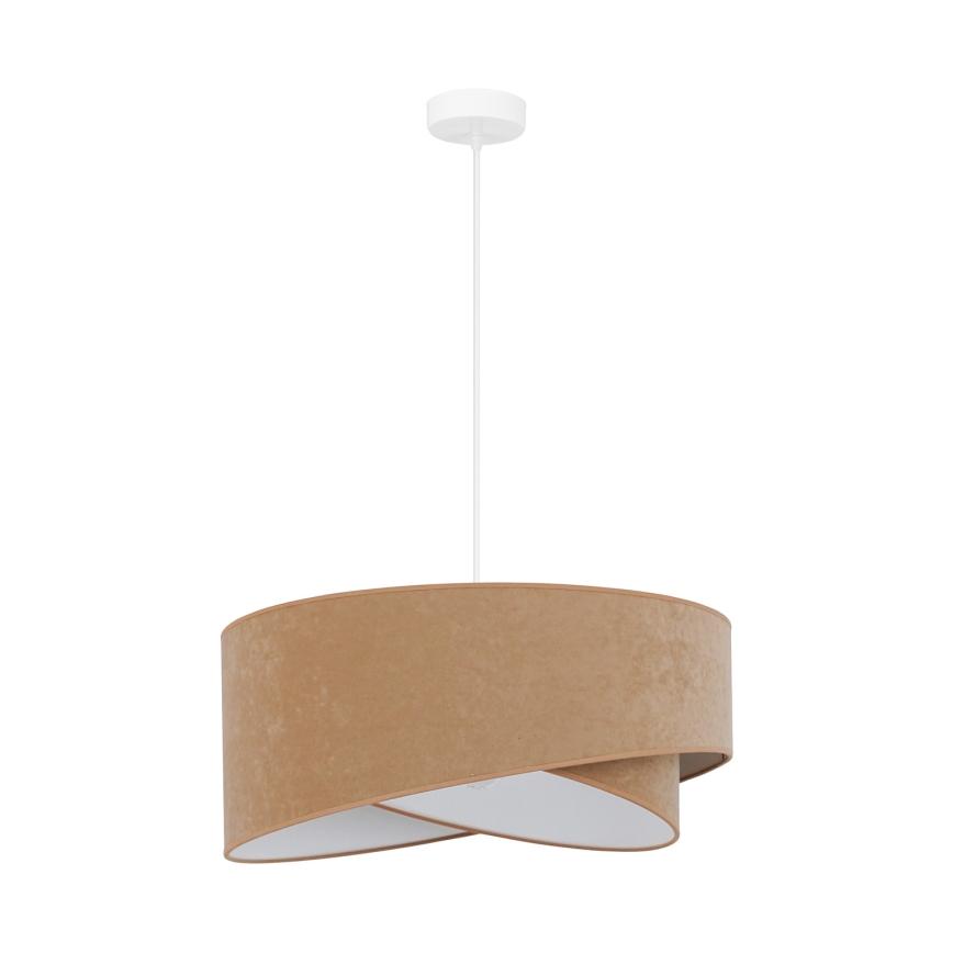 Brilagi - LED luster na sajli LYRA 1xE27/15W/230V braon/bela