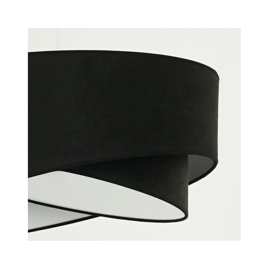 Brilagi - LED luster na sajli LYRA 1xE27/15W/230V crna/bela