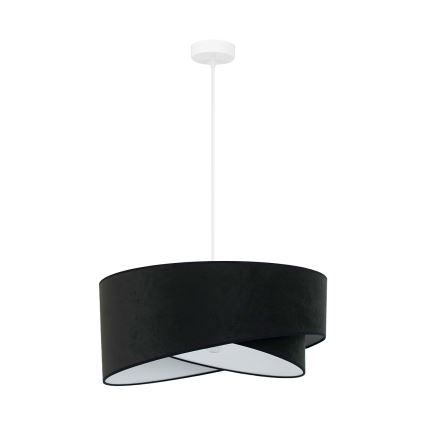 Brilagi - LED luster na sajli LYRA 1xE27/15W/230V crno/bela