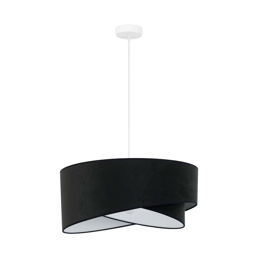 Brilagi - LED luster na sajli LYRA 1xE27/15W/230V crno/bela