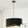 Brilagi - LED luster na sajli LYRA 1xE27/15W/230V crno/zlatna