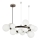Brilagi - LED luster na sajli MILLA 15xG9/3W/230V sjajni krom/bela