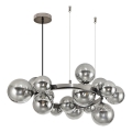 Brilagi - LED luster na sajli MILLA 15xG9/3W/230V sjajni krom/dimno