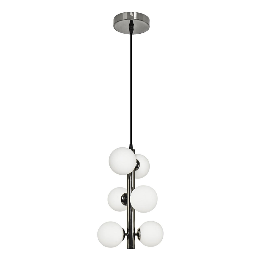 Brilagi - LED luster na sajli MILLA 6xG9/3W/230V sjajni krom/bela