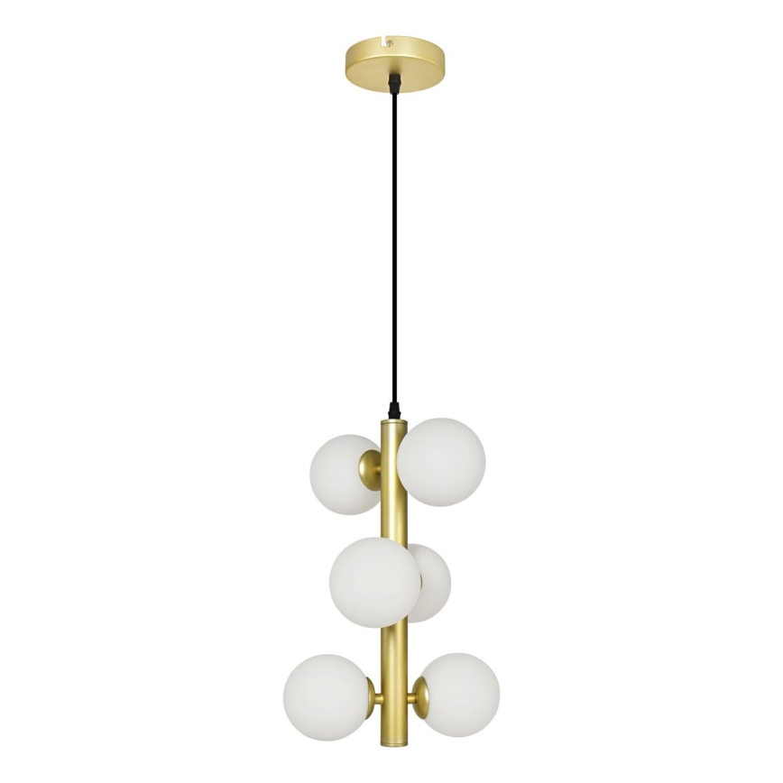 Brilagi - LED luster na sajli MILLA 6xG9/3W/230V zlatna/bela