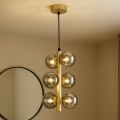 Brilagi - LED luster na sajli MILLA 6xG9/3W/230V zlatna/zadimljena