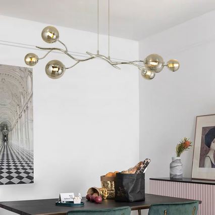 Brilagi - LED luster na sajli MISTEL 6xG9/3W/230V sjajni krom/dimno