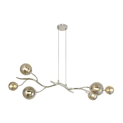 Brilagi - LED luster na sajli MISTEL 6xG9/3W/230V sjajni krom/dimno