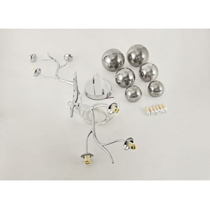 Brilagi - LED luster na sajli MISTEL 6xG9/3W/230V sjajni krom/dimno