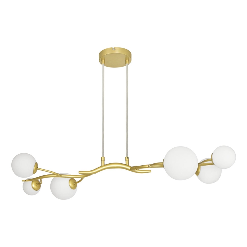 Brilagi - LED luster na sajli MISTEL 6xG9/3W/230V zlatna/bela