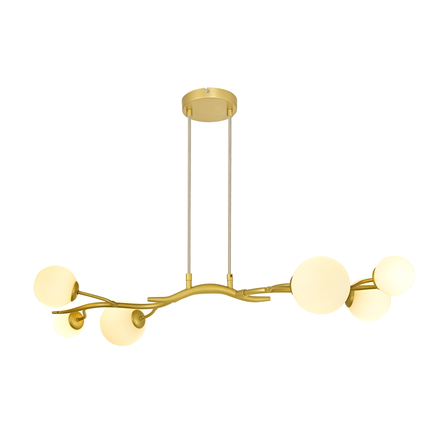 Brilagi - LED luster na sajli MISTEL 6xG9/3W/230V zlatna/bela