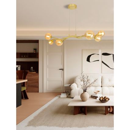 Brilagi - LED luster na sajli MISTEL 6xG9/3W/230V zlatna