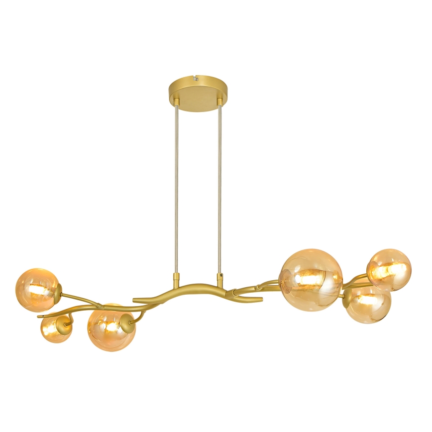 Brilagi - LED luster na sajli MISTEL 6xG9/3W/230V zlatna
