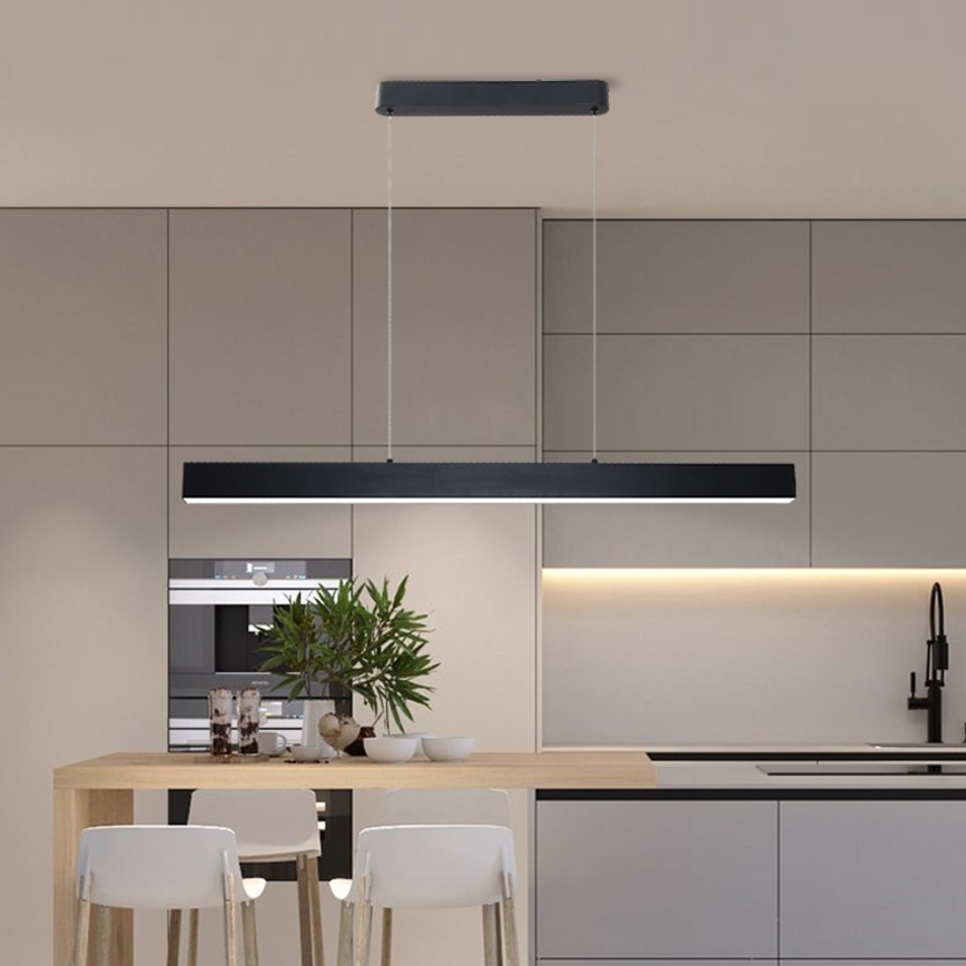 Brilagi - LED luster na sajli SLEEKLINE LED/40W/230V 3000/4500/6000K crno