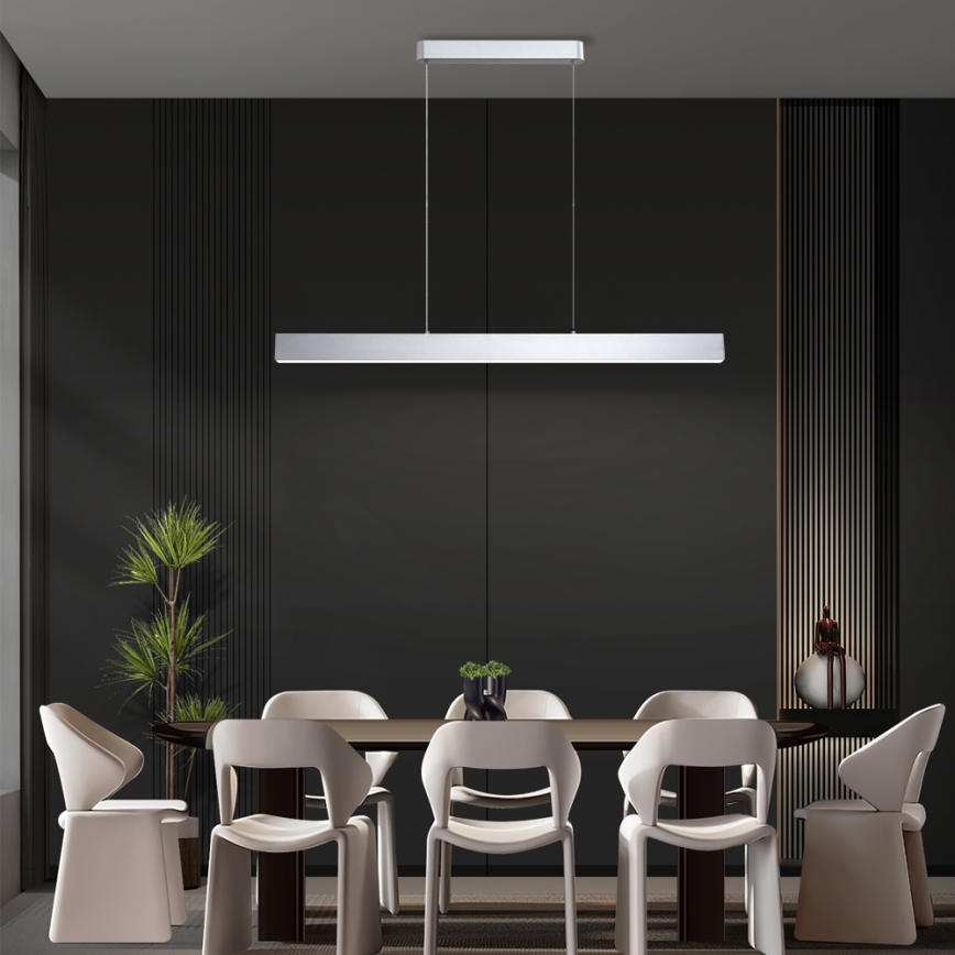 Brilagi - LED luster na sajli SLEEKLINE LED/40W/230V 3000/4500/6000K srebrno