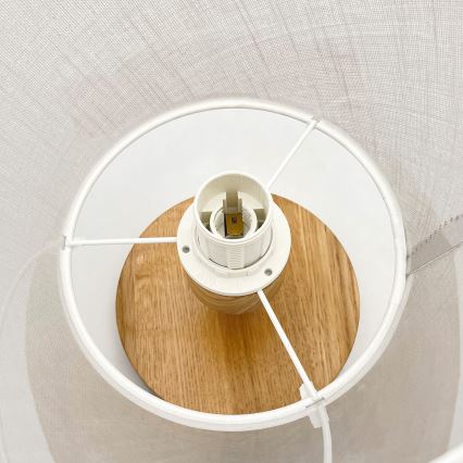 Brilagi - LED  Nadgradni luster ANTHONY 1xE14/60W/230V hrast/bela