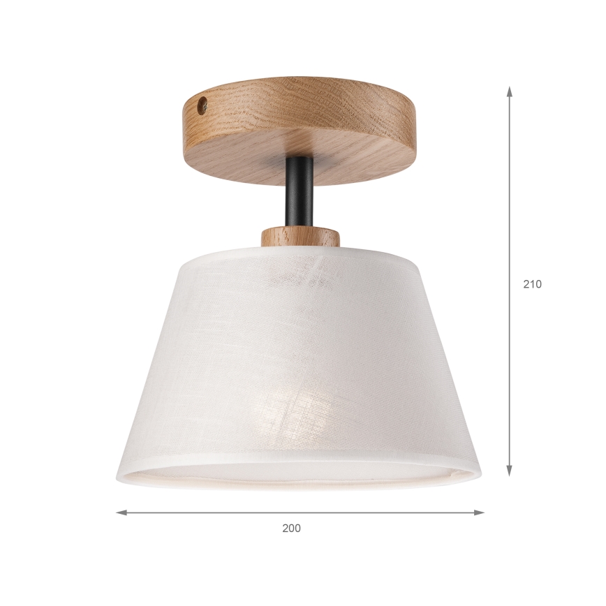 Brilagi - LED  Nadgradni luster ANTHONY 1xE14/60W/230V hrast/bela