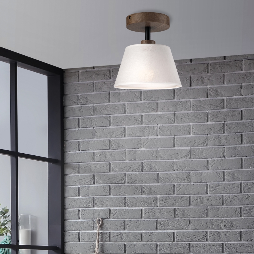 Brilagi - LED  Nadgradni luster ANTHONY 1xE14/60W/230V hrast/bela
