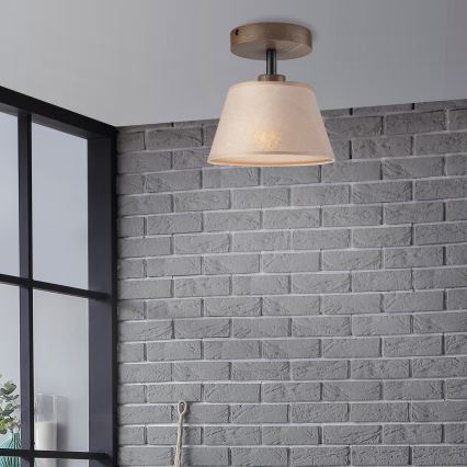 Brilagi - LED  Nadgradni luster ANTHONY 1xE14/60W/230V hrast/bež