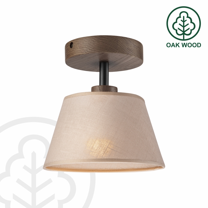 Brilagi - LED  Nadgradni luster ANTHONY 1xE14/60W/230V hrast/bež