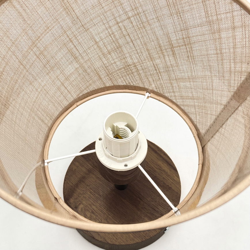 Brilagi - LED  Nadgradni luster ANTHONY 1xE14/60W/230V hrast/bež