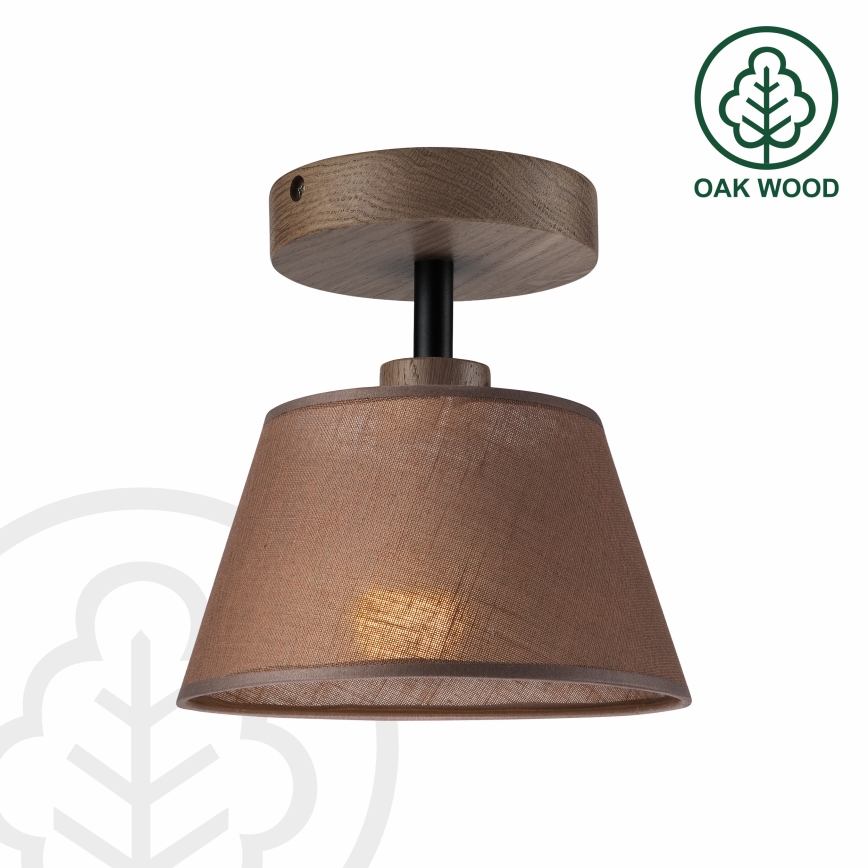 Brilagi - LED  Nadgradni luster ANTHONY 1xE14/60W/230V hrast/braon