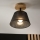 Brilagi - LED  Nadgradni luster ANTHONY 1xE14/60W/230V hrast/crno