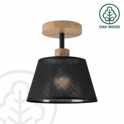 Brilagi - LED  Nadgradni luster ANTHONY 1xE14/60W/230V hrast/crno