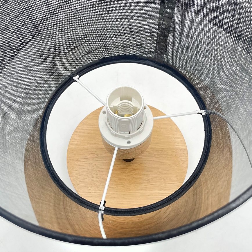 Brilagi - LED  Nadgradni luster ANTHONY 1xE14/60W/230V hrast/crno