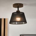 Brilagi - LED  Nadgradni luster ANTHONY 1xE14/60W/230V hrast/crno