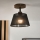 Brilagi - LED  Nadgradni luster ANTHONY 1xE14/60W/230V hrast/crno