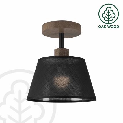 Brilagi - LED  Nadgradni luster ANTHONY 1xE14/60W/230V hrast/crno