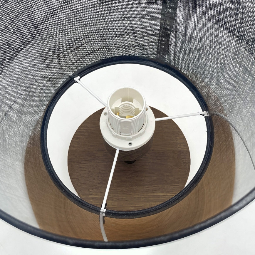 Brilagi - LED  Nadgradni luster ANTHONY 1xE14/60W/230V hrast/crno