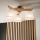 Brilagi - LED  Nadgradni luster ANTHONY 3xE14/40W/230V hrast/bela