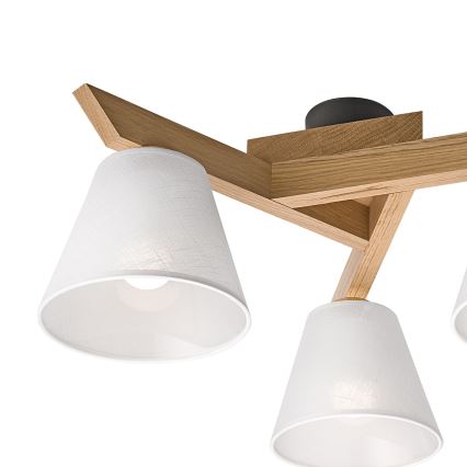 Brilagi - LED  Nadgradni luster ANTHONY 3xE14/40W/230V hrast/bela
