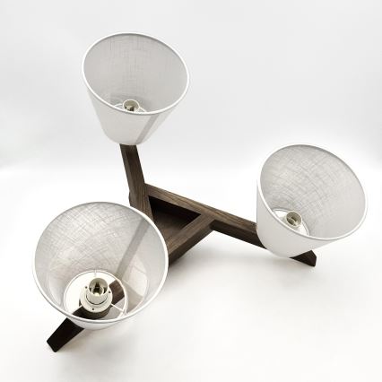 Brilagi - LED  Nadgradni luster ANTHONY 3xE14/40W/230V hrast/bela