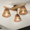 Brilagi - LED  Nadgradni luster ANTHONY 3xE14/40W/230V hrast/braon