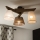 Brilagi - LED  Nadgradni luster ANTHONY 3xE14/40W/230V hrast
