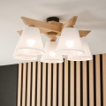 Brilagi - LED  Nadgradni luster ANTHONY 5xE14/40W/230V hrast/bela