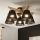 Brilagi - LED  Nadgradni luster ANTHONY 5xE14/40W/230V hrast/crno