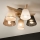 Brilagi - LED  Nadgradni luster ANTHONY 5xE14/40W/230V hrast